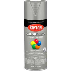 Colormaxx Paint & Primer, 12 oz., Gloss Castle Rock