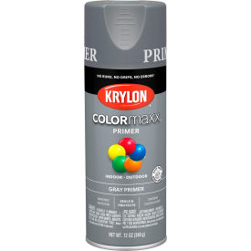 Colormaxx Paint & Primer, 12 oz., Gray Primer