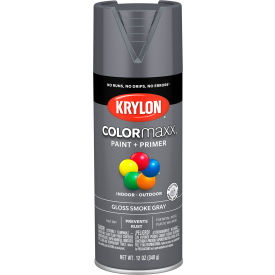 Colormaxx Paint & Primer, 12 oz., Gloss Smoke Gray