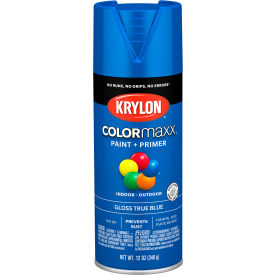 Colormaxx Paint & Primer, 12 oz., Gloss True Blue