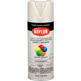 Paint & Primer, 12 oz., Satin Almond