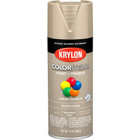 Colormaxx Paint & Primer, 12 oz., Gloss Khaki
