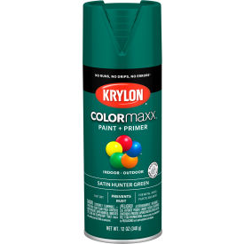 Colormaxx Paint & Primer, 12 oz., Satin Hunter Green