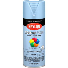 Colormaxx Paint & Primer, 12 oz., Gloss Peekaboo Blue