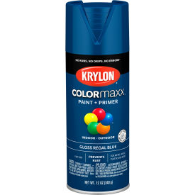 Colormaxx Paint & Primer, 12 oz., Gloss Regal Blue