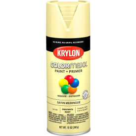 Colormaxx Paint & Primer, 12 oz., Satin Meringue