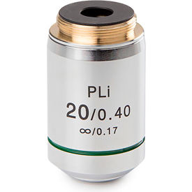 Euromex Plan PLi 20x/0.40 IOS Objective For iScope Life science, Working Distance 5.1 mm