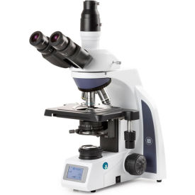 Trinocular Microscope w/ PLi Plan 4/10/S40/S100x & Smart Light Control