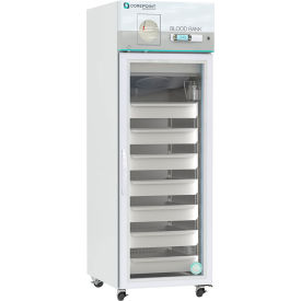 Blood Bank Refrigerator with Chart Recorder, 23 Cu.Ft. Capacity, Glass Door