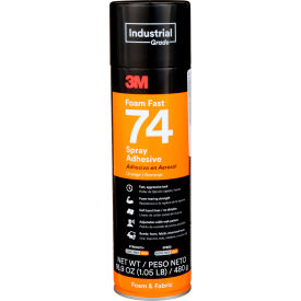 Foam Fast Spray Adhesive, 16.9 oz. Capacity, Orange