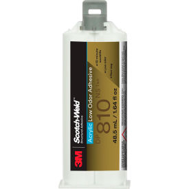 Scotch Weld DP810NS Low Odor Acrylic Adhesive, 48.5 ml Capacity, Tan