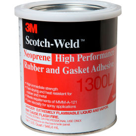 Neoprene High Performance Rubber & Gasket Adhesive, 1 Quart Capacity, Yellow