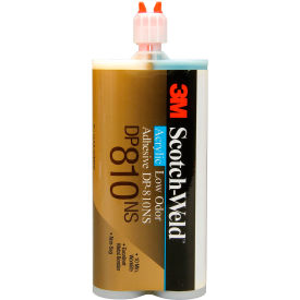 Low Odor Acrylic Adhesive, Duo-Pak, 400 ml Capacity, Tan
