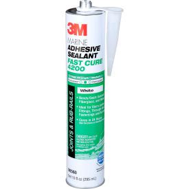 Marine Adhesive Sealant, 295 ml Capacity, White