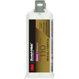 Scotch Weld Epoxy Adhesive, Duo-Pak, 48.5 ml Capacity, Gray