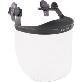 Hard Hat Face Shield For Full Brim, Clear