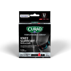CURAD Performance Ironman Deluxe Patella Strap, Universal, 4 Pack