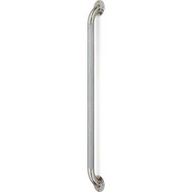 Knurled Grab Bar, 250 lb. Capacity, 32"L, Chrome, 3 Pack