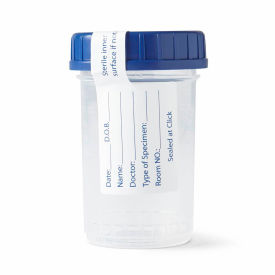 Click-N-lose Pneumatic Tube Specimen Container w/ Tamper-Evident Seal, 4 oz., Pack of 300