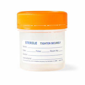 Wide-Mouth Click-N-Close Pneumatic Tube Safe Specimen Container, 100 ml, Pack of 400