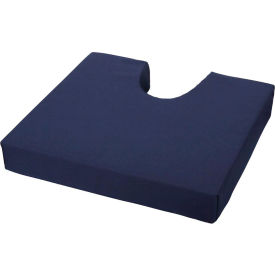 Coccyx Wheelchair Cushion, 18"L x 16"W x 3"H, Blue, 4 Pack