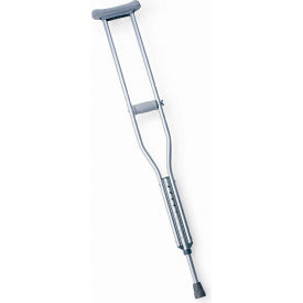 Medline Economy Pushbutton Crutches, Aluminum, Child