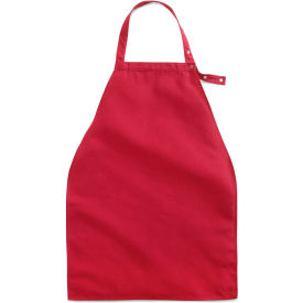 Apron Style Adult Bib, 27"L x 19"W, Burgundy, 12 Pack