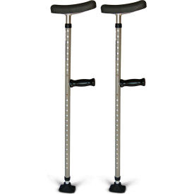 Single Tube Crutches w/ 400 lb. Capacity, Universal