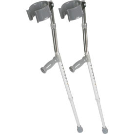Forearm Crutches, Aluminum, Tall Adult
