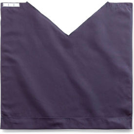 Comfort Fit Adult Bib, 27"L x 27-1/2"W, Navy, 12 Pack
