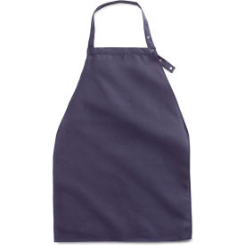 Apron Style Adult Bib, 27"L x 19"W, Navy, 12 Pack