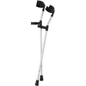 Medline Guardian Forearm Crutches, Aluminum, Adult