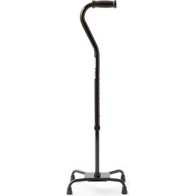 Bariatric Quad Cane, Large Base, 500 lb. Capacity, Black