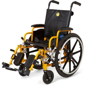 Medline Pediatric Wheelchair w/ Elevating Leg Rests, 14"W Seat