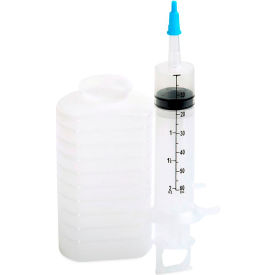 Feeding System & Single Syringe w/ IV Pole Bag, 60ml, Clear, Pack of 30