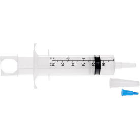 Flat Top w/ Ring Feeding Syringe & IV Pole Bag, 60ml, Clear, Pack of 30