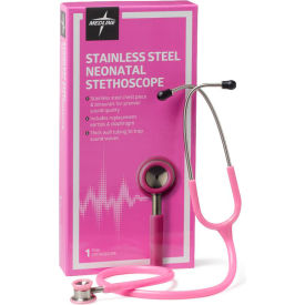 Elite Neonatal Stethoscope, 22"L Tubing, Pink