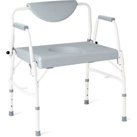 Bariatric Steel Drop Arm Commode, 1000 lb. Capacity