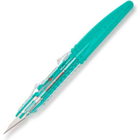 Disposable Safety Scalpel w/ Stainless Steel Blade, Sterile, No. 11, 10 Pack