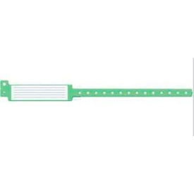 Insert Style Wrist ID Band, 12"L, Light Green, Pack of 250