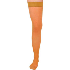 Compression Hosiery w/ 15-20 mmHg, Thigh High, Medium, Size B, Tan