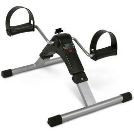 Lightweight Pedal Exerciser w/ Digital Display, Black, Double Pack