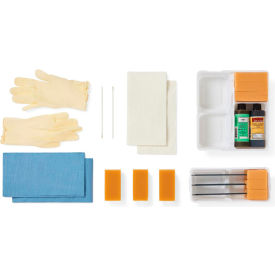Premium Wet Skin Scrub Tray w/ Aloetouch Vinyl Gloves, Pack of 20