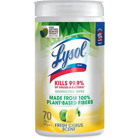 Disinfecting Wipes II, Fresh Citrus, 420 Wipes, 6 Canisters
