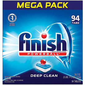 Finish Powerball Dishwasher Tabs, Fresh Scent, Pack of 94
