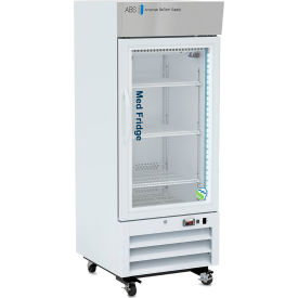 Standard Pharmacy Upright Refrigerator, 12 Cu. Ft. Capacity, Glass Door
