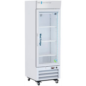 Standard Pharmacy Upright Refrigerator, 16 Cu. Ft. Capacity, Glass Door