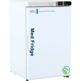 Pharmacy Undercounter Freestanding Refrigerator, 2.5 Cu. Ft Cap., Solid Door