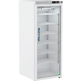 Pharmacy Upright Refrigerator, 10.5 Cu. Ft. Capacity, Solid Door