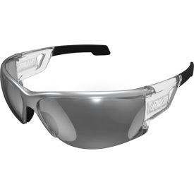 Vision Type-N Protection Safety Eyewear, Smoky Lens, Silver Frame